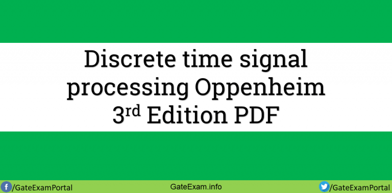 discrete time signal processing oppenheim 3rd edition ebook