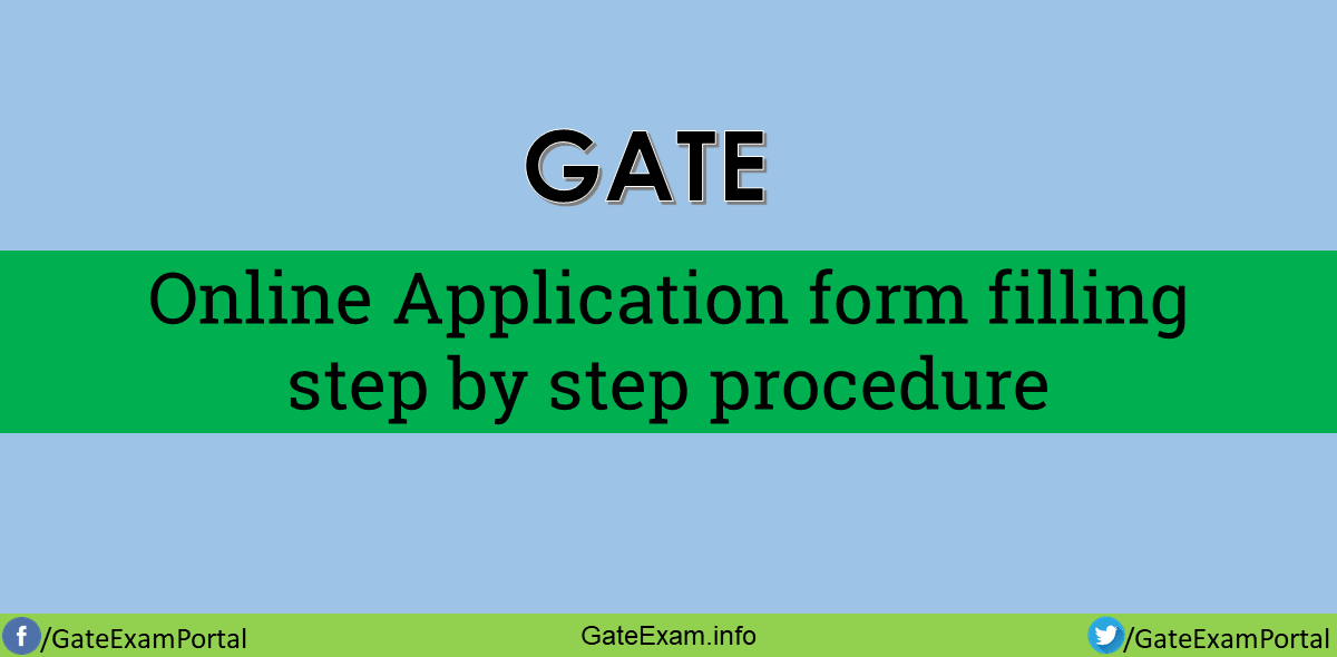 Gate-Online-application-form-filling-procedure